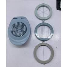 3-In-1 Stainless Steel Preserved Egg Cutter, Multifunctional Fruit & Egg Divider - Multicolor - View 13