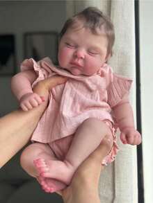 Kids Dolls - Sleeping Doll In Pink Outfit - View 3