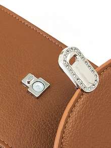 New Crossbody Bag, Multi-Functional Large Capacity Double Zipper Phone Wallet, Fashionable Minimalist Yet Delicate, Suitable For Casual, Vacation, And Dates - Brown - View 2
