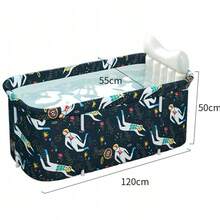 折疊浴缸成人泡澡桶大人可折疊洗澡桶家用洗澡游泳池 - A - 查看 4