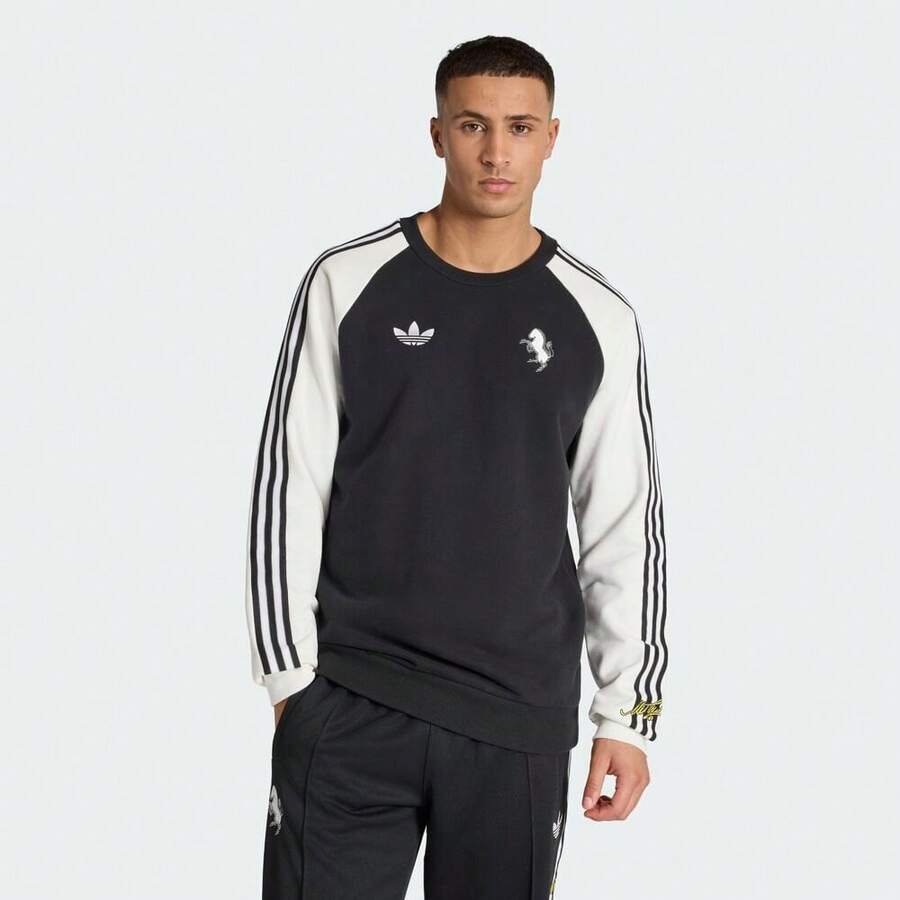 Adidas Áo len nam JUVE OG CR Áo len dệt kim KB4449 - màu đen - Xem 1