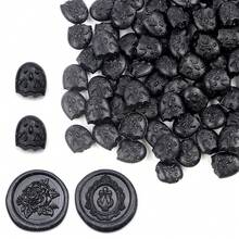 100pcs Flame Sealing Wax Beads, Wizard Shaped Flame Sealing Wax, Envelope Sealing, Wine Bottle Sealing Flame Sealing Wax - 100 PCS/PACK - View 15