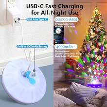 Rechargeable Floating Pool Lights 2 Pack - Pool Light that Float with Vibrant RGB Colors IP68 Waterproof Pool Lights Upper and Lower Color Changing Floating Led Lights for Pond Bathtub and Party - Paquete de 2 - Ver 5
