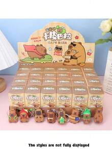 Móc khóa hình chuột lang nước | Móc khóa hoạt hình dễ thương | Mặt dây chuyền chuột lang nước ngẫu nhiên | Quà tặng tiệc người lớn, quà sinh nhật, quà bất ngờ tốt nghiệp, quà tặng tiệc mùa hè - Xem 9