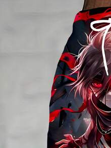 Men'S Joggers Featuring Anime And Manga Prints - Designed With Japanese Manga Characters In Dynamic Action Stances, These Loose-Fitting Gym Pants Come With A Waist And Pockets - 彩色 - 查看 4