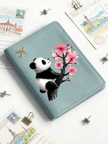 1 chiếc ví đựng hộ chiếu gấp gọn, thiết kế hình gấu trúc dễ thương và họa tiết hoa, phụ kiện du lịch, ví đựng vé, món quà hoàn hảo cho bạn bè, gia đình, đồng nghiệp, phù dâu, có các màu hồng, vàng, xanh dương, trắng, đỏ. Ví đựng hộ chiếu du lịch nhẹ, chống nước, thích hợp cho máy bay, kỳ nghỉ hè. - Nhiều màu - Xem 5
