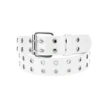 Women's/Men's Unisex Belt With Double Eyelets Punk Rock Design - Everton - 白色 - 查看 2