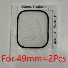 OUKNOEO 防震手表屏幕保护膜 2片装 全覆盖柔软透明屏幕保护膜 适用于 Ultra 3/SE/S11/S10/S9/S8/S7/S6/S5/S4/S3/S2/S1 38/40/41/42/44/45/49/46mm 24小时自动修复气泡 高清防指纹 易于贴合 春季礼物 - 2Pcs - 查看 10