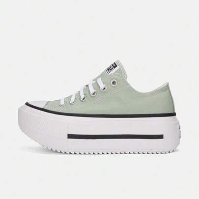 Converse Giày thể thao Chuck Taylor SEASONAL cổ thấp bằng vải canvas dành cho cả nam và nữ, mã sản phẩm A18862C.