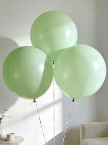 36/18 Inch Large Light Green Balloons - 2/4/6/10/18/30pcs Light Green Balloons Suitable For Baby Shower, Spring, Forest, Birthday, Wedding, Graduation, Gender Reveal, Easter Party Decorations - Light Green - View 4