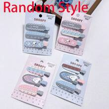 SNOOPY 1 bộ/3 chiếc kẹp tóc hoạt hình, kẹp tóc mái dễ thương, kẹp viền tóc, quà tặng sinh nhật học sinh, quà tặng ngày Valentine, quà tặng năm mới hoàn hảo. - Nhiều màu - Xem 10