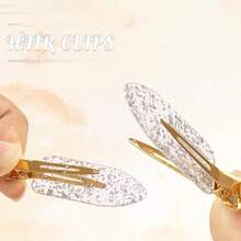 3/15PCS Love Is Sweet Minimalist Bridal Shower Sign Please Take A Treat No Bend Hair Clips Slivers Bridesmaid Hair Clips Flirless Hair Clips Glitter Bridesmaid Hair Clips Hair Setting Clips For Bridesmaid Gift Provoke Box Makeup Styling Splitging - C - Xem 8