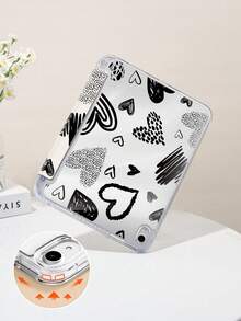 Ayotu Black Line Heart Case Witch For Y Stand Flip Case Compatible With Ipad A16 ,Pro 13 12.9 11, Air 11 13, Mini, Air 11inch Case,Kindle (11th Generation-2024 Release) - Multicolor - View 7