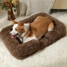 1pc Lanxing Winter Pet Bed, Plush Sofa Backrest Square Dog Bed, Includes Sponge Soft Warm Cat Sofa, Suitable For Small/Medium/Large Pets - Multicolor - View 7
