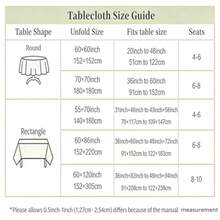 Mexican Floral Tablecloth Waterproof and Wrinkle-Free Boho Dining Table Cover with Scalloped Pom-Pom Edge Vibrant Folk Art Embroidery Design for Outdoor Patio Party Rectangular-140*180CM - Rectangular 140 x 180 cm - Ver 7