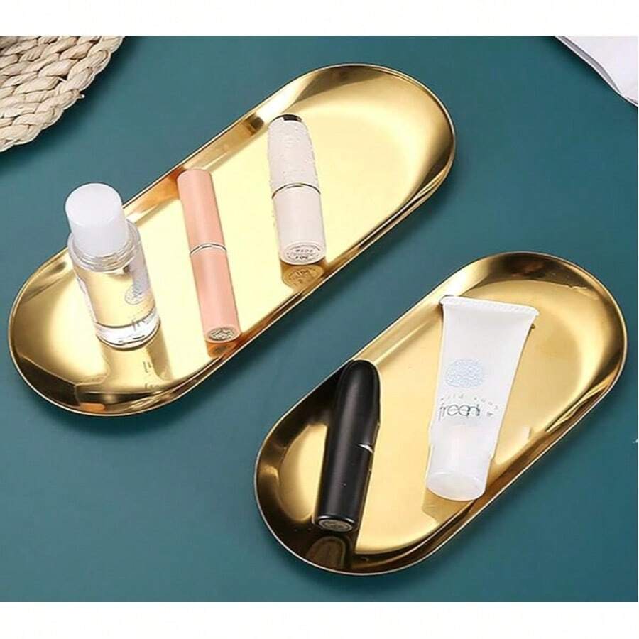 Gold Cake Stand, Round Dessert Tray, Metal Cupcake & Candy Display Platter, Suitable For Wedding, Event, Birthday Party, Christmas - Multicolor - View 1