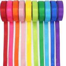 5/10 Rolls Rainbow Colored Ribbons, 0.39 Inch Wide X 56 Inch Long, Mixed Bright And Deep Color Satin Ribbon Set, Suitable For Gift Wrapping, Wedding Birthday Party Decoration, Bow Making, Floral Crafts And Sewing - Multicolor - View 12