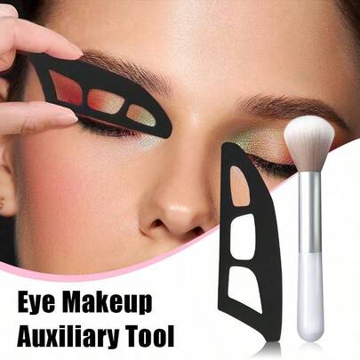 6/3/2/1pc Eye Makeup Auxiliary Tool, Eye Shadow Seal Template,Eye Shadow Assistant,Eye Shadow Tools And Makeup Brushes, Eye Makeup Tools,Beauty Tool, Novice Eye Makeup Assistant, Eye Makeup Beauty Tool,Beauty Tools Suitable For Beginners