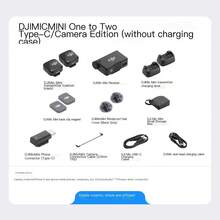 DJI Mic Mini Mini Wireless High-Quality Noise-Canceling Lavalier Microphone [Android + Apple 15/16/17 Series + Camera] Camera Version (1 To 2) - View 10