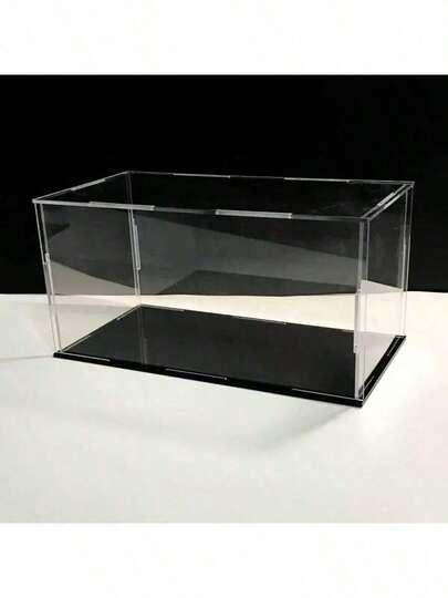 Clear Acrylic Display Case For Figurines And Collectibles - Assembled Glass-Like Display Box For Toys, Dolls, Model Cars - Home Storage Organizer