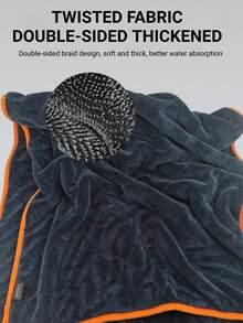 1400克/平方米超细纤维汽车毛巾 – 汽车清洁擦干布，包边设计，汽车精细清洁毛巾，超强吸水洗车毛巾，不留水痕，不刮伤，不留水渍，双股捻绒。汽车配件 - 超細纖維毛巾 - 查看 11