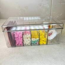 Portable Transparent Eyelash Extension & Storage Box With Dust Cover, Durable Plastic Cosmetic Organizer Suitable For Technicians, Beauty Products, Makeup Brushes And Tools, No Assembly Required, Stylish Design, Makeup Organization, Modern Cosmetic Box, Fashionable Storage Box, Lightweight Storage Bag, High-Quality Plastic, Travel-Friendly Protective Case, Ideal For Beauty Technicians And Makeup Enthusiasts - Multicolor - View 7