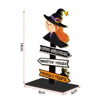 Charming Wooden Pumpkin Decoration - Halloween Desktop Decor, Multi-Functional Use, No Power Source Required - 4pcs - View 7