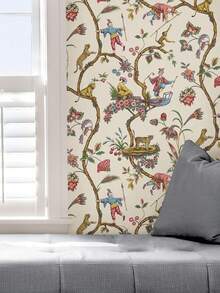 表面风格 - 自粘式设计师壁纸，高级趣味壁纸，适用于卧室、盥洗室、厨房，自粘式，Vi - 1PC - 查看 6