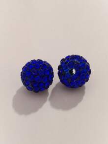 50颗10毫米粘土钻球手工散珠DIY手链项链串珠饰品配件 - 50個滿鑽陶泥珠 - 查看 9