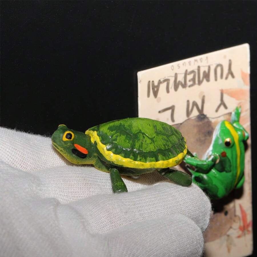 3D Fridge Magnets, Realistic Frog & Turtle Fridge Stickers, Gag Gifts, Micro Landscape Decor, Fish Tank Ornaments