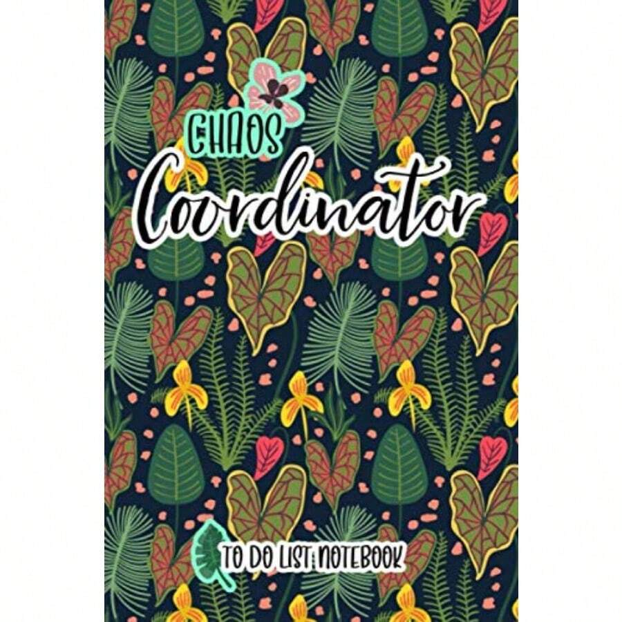 Chaos Coordinator To Do List Notebook: To-Do and Dot Grid matrix Planner and Journal Daily Task Manager with Checkboxes Doodling Drawing Writing for Daily Home Office Time Management Schedule - como en la foto - Ver 1