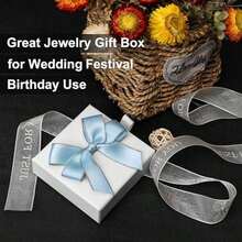 Jewelry Gift Boxes, 20 Pack 3.5*3.5x1Inch Cardboard Jewelry Boxes, Bulk Small Jewelry Boxes With Lids For Necklace Ring Earring Display Box (Black) - 白色抽屜盒(5個裝) - 查看 4