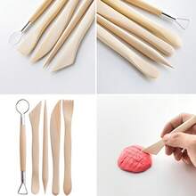 25 piezas Juego de herramientas de arte cerámico, bolígrafo de arcilla suave, escultura de talla, manualidades de arcilla DIY - Juego de herramientas de cerámica de 25 piezas - Ver 3