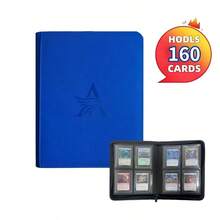 Top Loader 4-Pocket Trading Card Binder, Premium Zippered Card Album, 360 Double-Sided Pockets PU Collection Binder, Card Holder Suitable For MTG, TCG, Sports Cards (7 Colors) - Multicolor - View 12