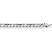 Miabella Italian Thick 925 Sterling Silver Solid Cuban Link Curb Chain Bracelet For Men, 3.2mm, 5mm, 7mm Made In Italy - 5MM - Xem 3