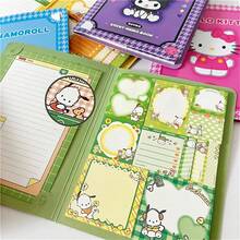 [Sản phẩm bán chạy nhất của SANRIO] 1 cuốn sổ tay ghi nhớ tối giản in hình nhân vật SANRIO ngẫu nhiên, sổ ghi chú có dòng kẻ, đồ dùng văn phòng, sổ ghi nhớ lịch trình hoạt hình. - Một cỡ - Xem 2