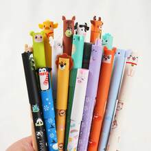 5pcs Erasable Pen Set, Colorful Refills, Animal Appearance, Suitable For Office, School, Back To School Gifts, Easter - Sets - View 5