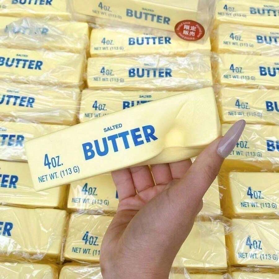 High-Quality Butter-Scented Slow Rebound Stress Relief Toy, & , Viral Sensation Anxiety Relief Gadget For Students, Office Workers, Friends, Girlfriend, Mother's Day Gift, Soft & Squishy Toy