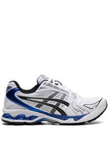 Asics GEL-KAYANO 14 Sneakers | Trainer | Y2K Retro-Tech Runner | Unisex Sportstyle Footwear With GEL™ Technology | Open Mesh & Synthetic Leather Upper | Cream Midsole Millennial Aesthetic Kicks - White Tuna Blue - 查看 14