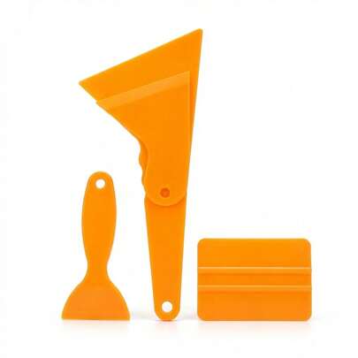 CARSUN 4pcs Multi-Functional Film Wrapping Tool Set, Including Squeegee, Applicator, And Edge Trimmer, Suitable For Car Wrap Design