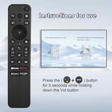 适用于索尼4K/8K高清智能电视的RMF-TX800P语音遥控器 - 查看 3