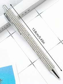 5/3/1pc Rhinestone Decorative Ballpoint Pen, Suitable For Office Signatures, Business Guests, Gift Pens - Multicolor - View 11