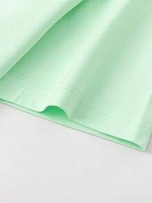 Áo thun ngắn tay nhanh khô mùa hè cho bé trai và bé gái - hồng xanh - Xem 6