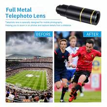 22x Telephoto Zoom Lens For Smartphone Photography, Long-Focus Lens Accessory Compatible With Phone Cameras - View 7