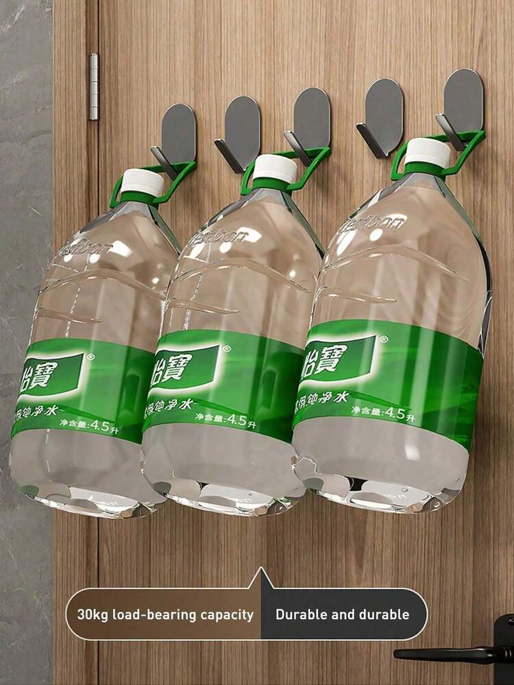 5个强力粘钩，无需钻孔，适用于厨房、浴室、卧室，可悬挂毛巾、外套、钥匙、包包等。 - 彩色 - 查看 2