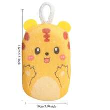 1个新生儿洗澡海绵，新生儿洗发海绵毛巾，婴儿洗澡海绵，儿童擦洗毛巾，浴刷 - 彩色 - 查看 2