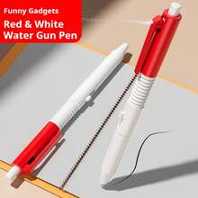1支水枪笔，按压喷水，恶作剧中性水枪笔新奇玩具 - 彩色 - 查看 9