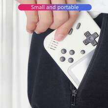 1台LYQ Macaron Mini 400合1掌上游戏机，大屏幕复古经典便携式游戏设备，配备1020mAh高容量电池，男女皆宜 - 彩色 - 查看 12