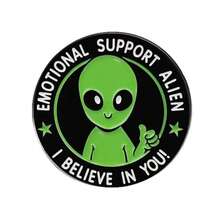 1 chiếc ghim cài hình người ngoài hành tinh cho ba lô, túi xách, quần jean, ý tưởng quà tặng dễ thương. - Người ngoài hành tinh - Xem 10