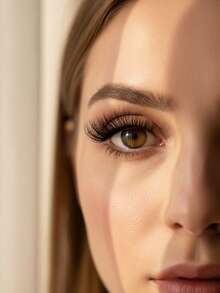 5 Pairs Natural Thick False Eyelashes, Curled And Fluffy, Suitable For Parties, Manga Style, Travel Essential - Black - View 11